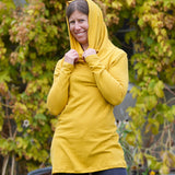 Hemp Simple Cowl Tunic Dress