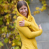 Hemp Simple Cowl Tunic Dress