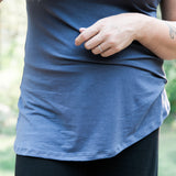 SALE - S, L - Organic Soy Aster Tunic Shirt
