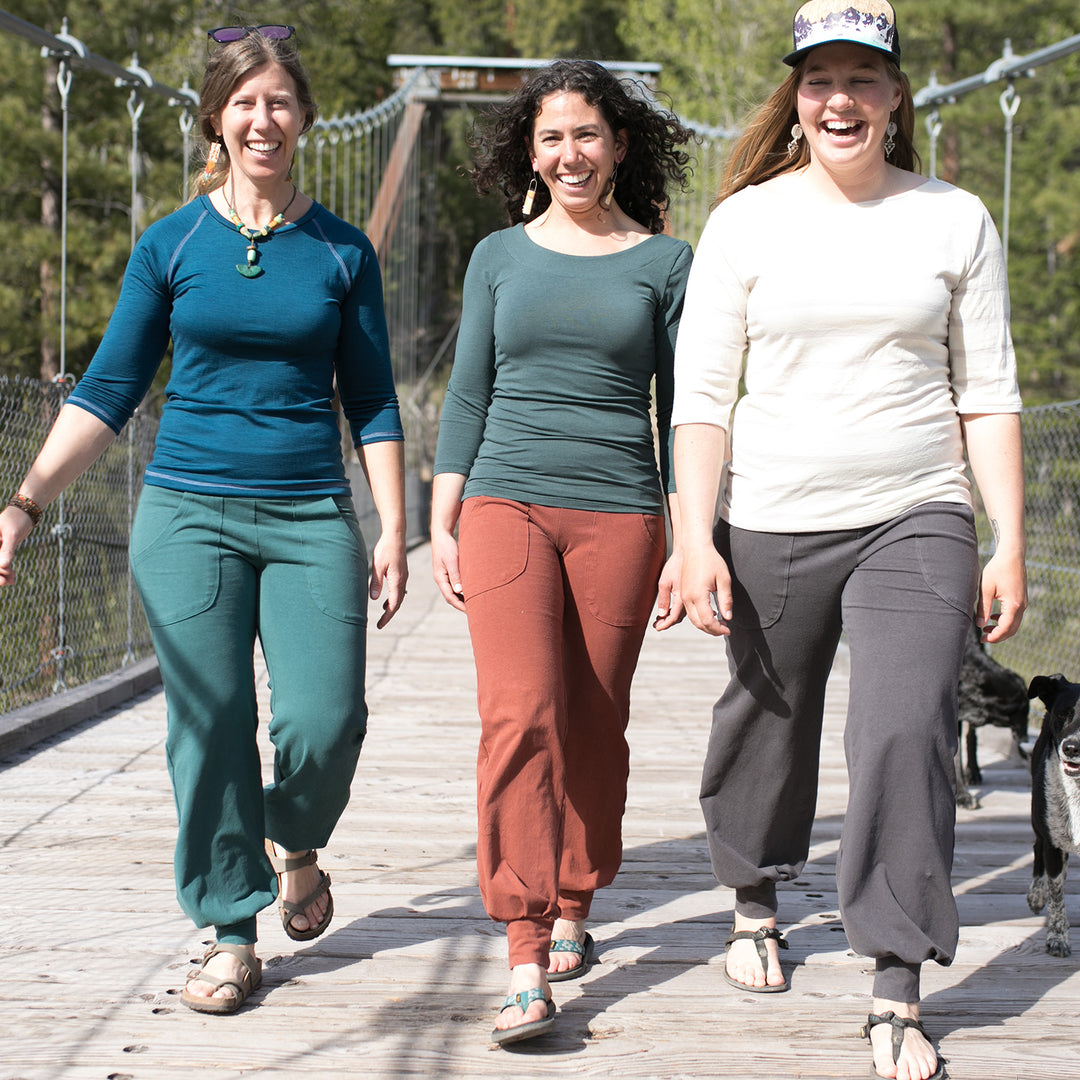 Hemp Nomad Pant ~ Organic Yoga Clothing - old colors