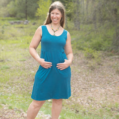 SALE - Hemp Yarrow Summer Dress