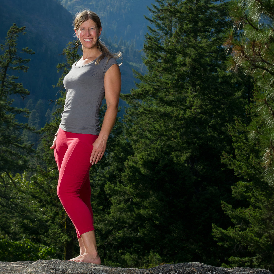Hemp Drishti Capri ~ Yoga Pant